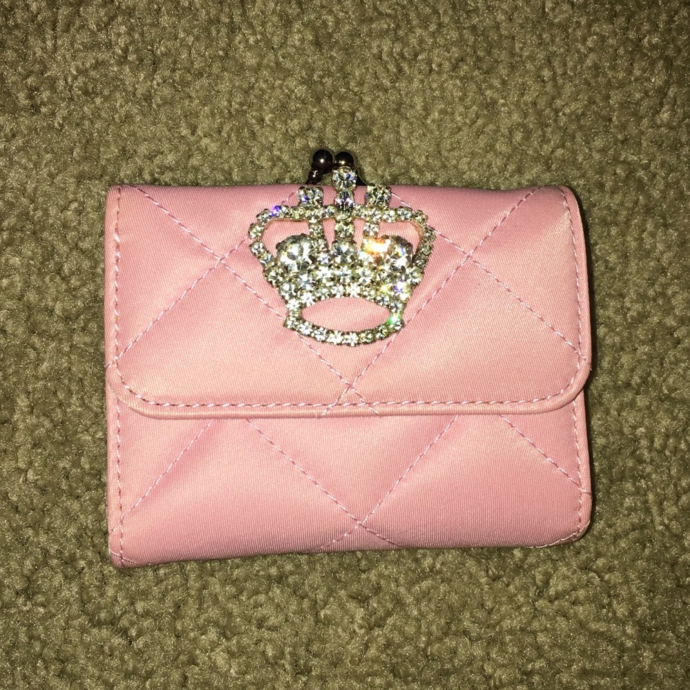 Pink My Flat in London Wallet with Crown